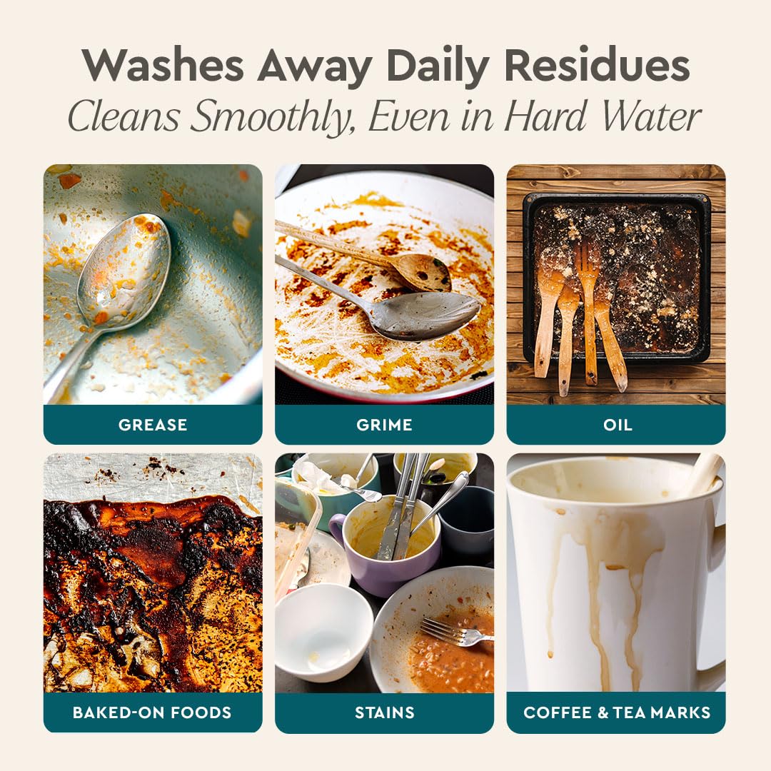 Puracy Dishwasher Pods, Natural Dishwasher Detergent, Citrus Skies Dish tabs - Enzyme-Powered, Spot & Residue Free - TikTok Trend Items, Must Haves from TikTok Made Me Buy It (Citrus Skies, 50 Count)