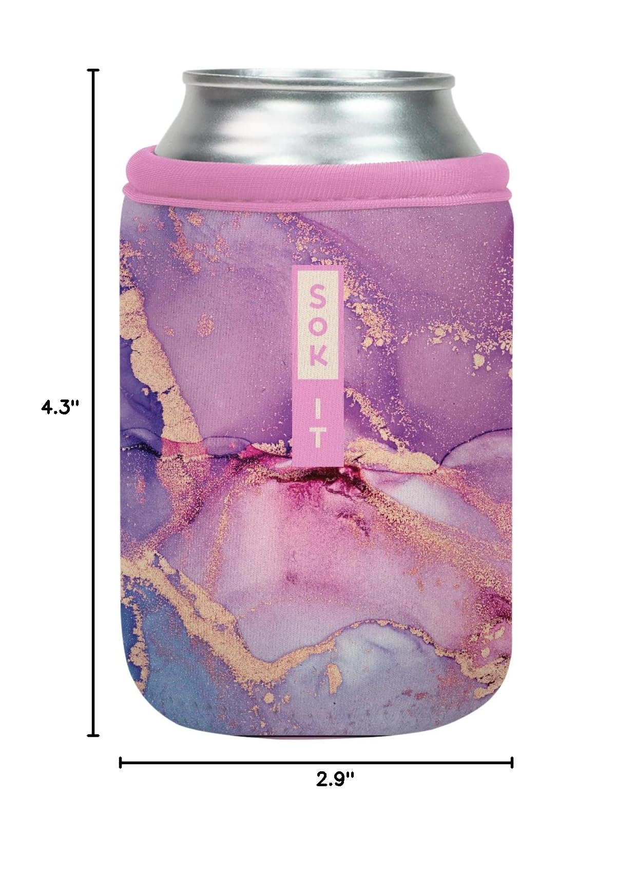 CanSok Sleeve for Beer & Soda Insulated Neoprene Cover (Aurora Era / 12oz Can Sleeve)