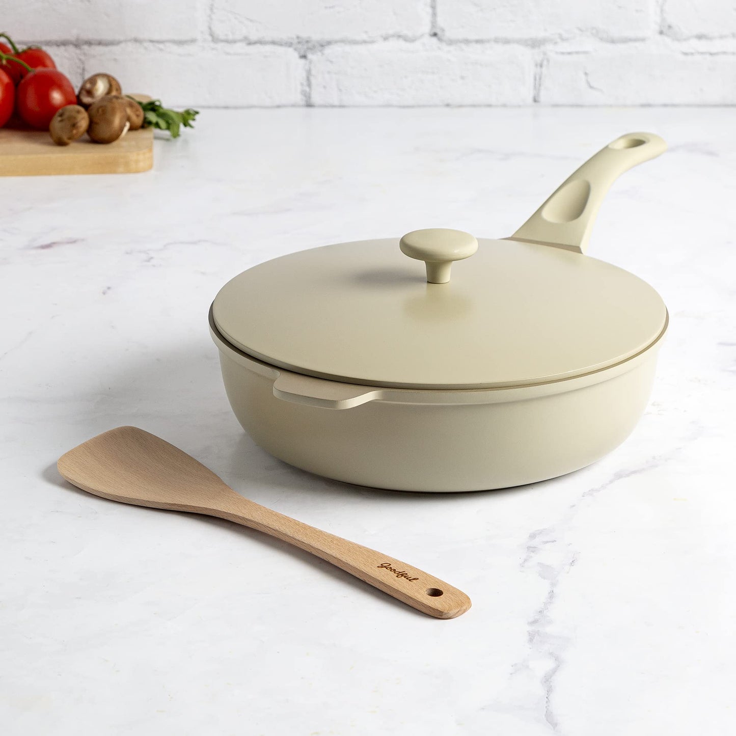 All-in-One Pan, Multilayer Nonstick Cookware Set, High-Performance Construction, Multipurpose Design Replaces Multiple Pots and Pans, Dishwasher Safe, 11-Inch, 4.4-Quart Capacity, Linen (Linen / 11-Inch / All-In-One Pan)
