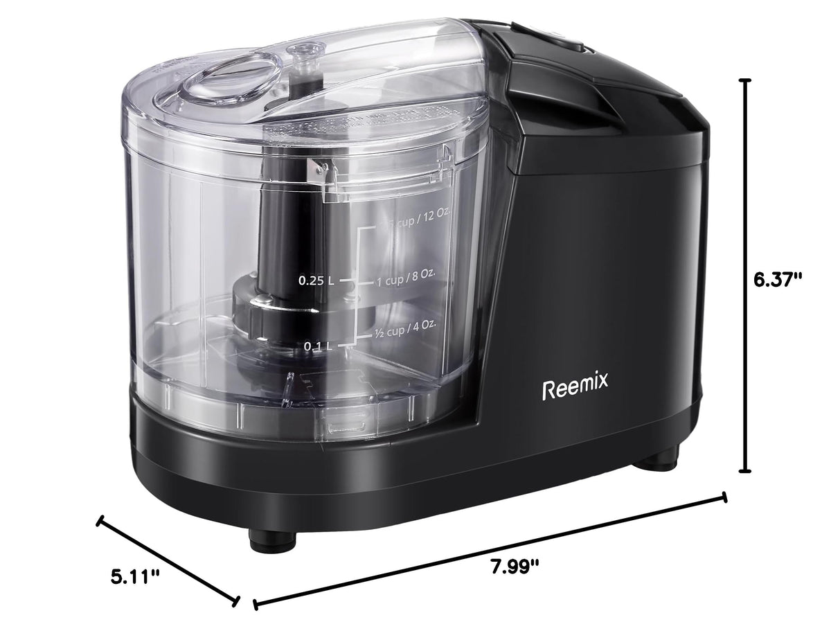 1.5 Cup Electric Food Chopper (Black)