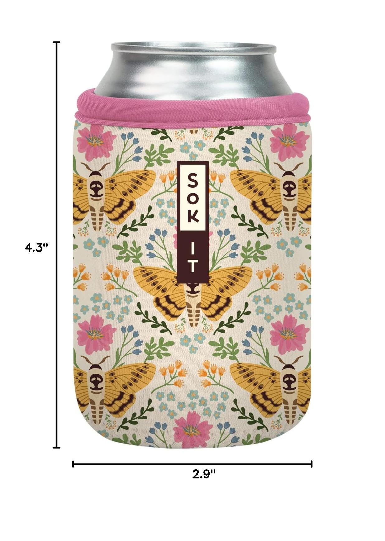 CanSok Sleeve for Beer & Soda Insulated Neoprene Cover (Metamorphosis / 12oz Can Sleeve)