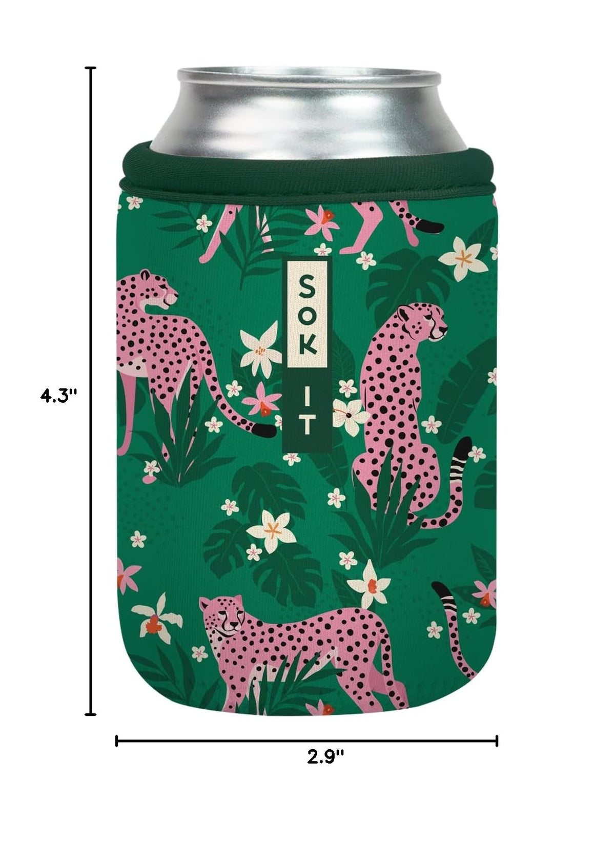 CanSok Sleeve for Beer & Soda Insulated Neoprene Cover (Paradise Prowl / 12oz Can Sleeve)