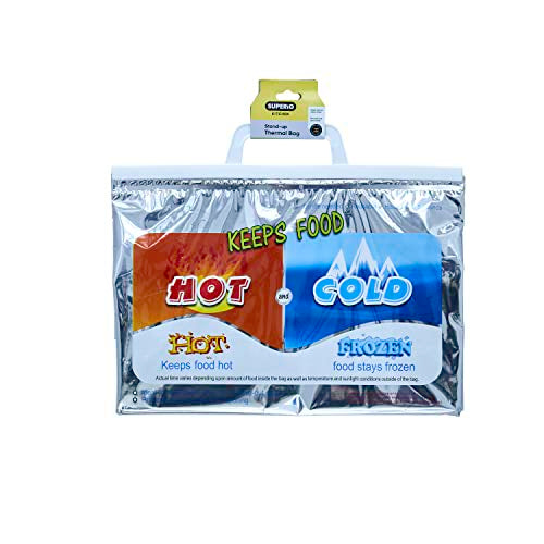 Hot and Cold Insulated Bags for Food Delivery (Small (Lunch Size))