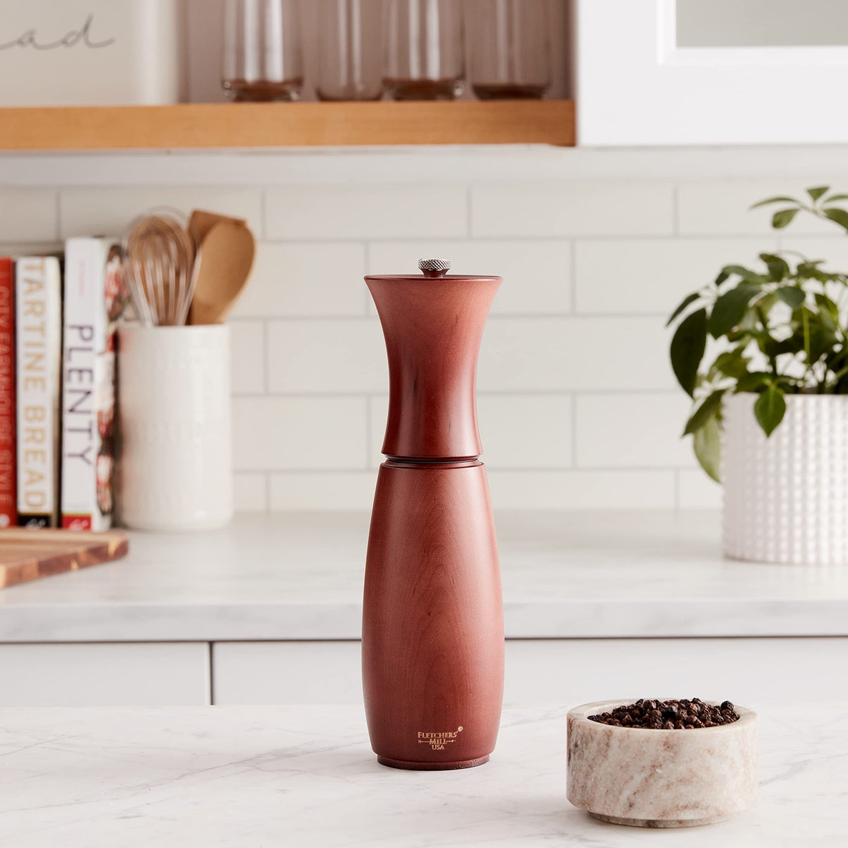 Fletchers' Mill Border Grill Pepper Mill (Walnut Stain / Pepper Mill)