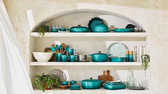 Le Creuset Stoneware European Butter Dish, Riviera