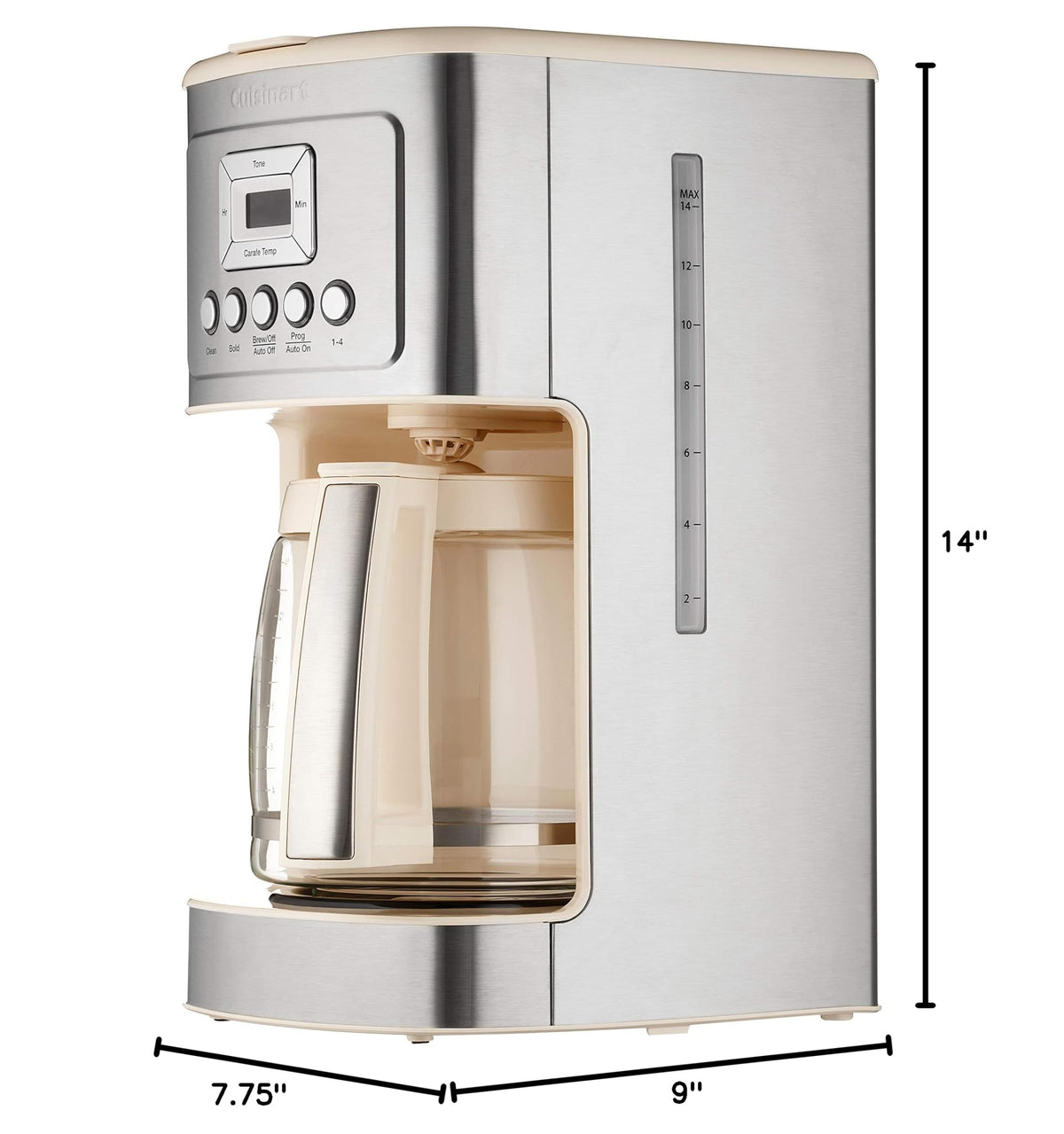 Coffee Maker 14 (14-Cup Glass / Cream)