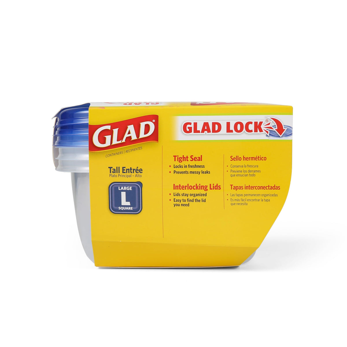 GladWare Tall Entree Containers (Square / 42 oz - 18 Count)