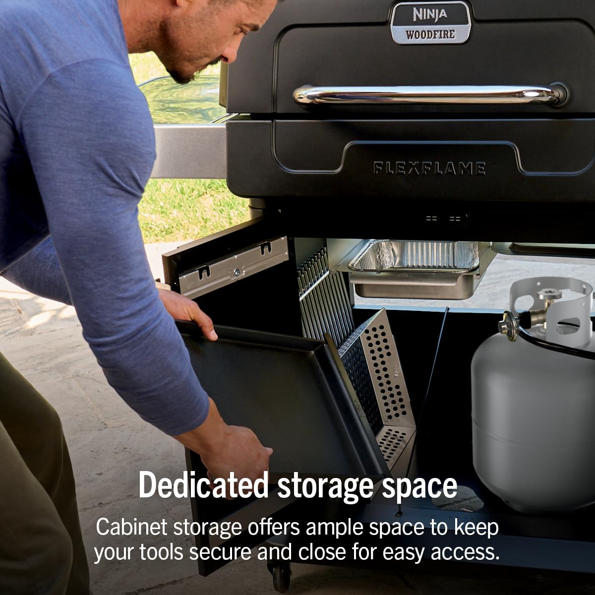 FlexFlame Grill & Smoker (Black)