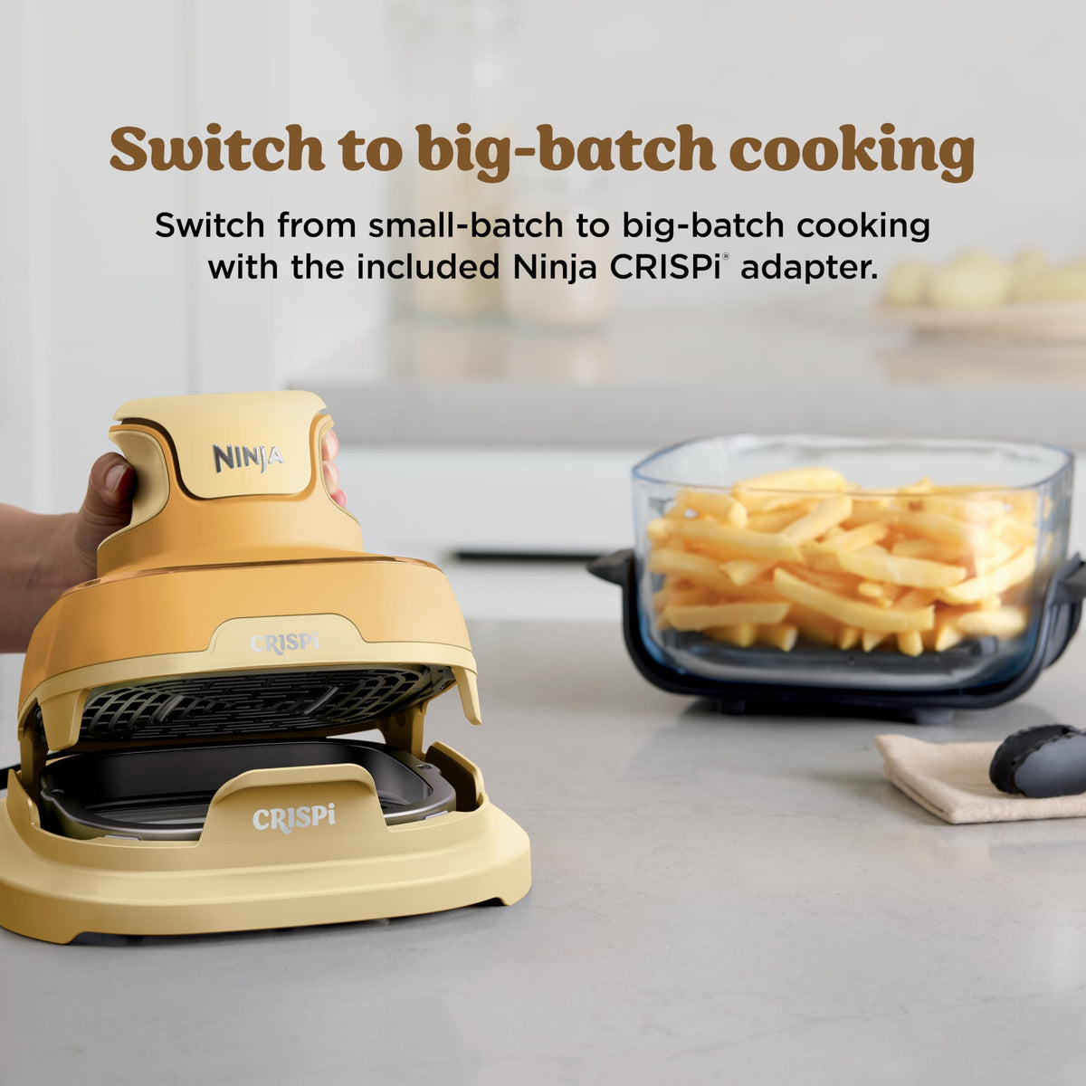 Crispi Glass Air Fryer (Ginger Snap)
