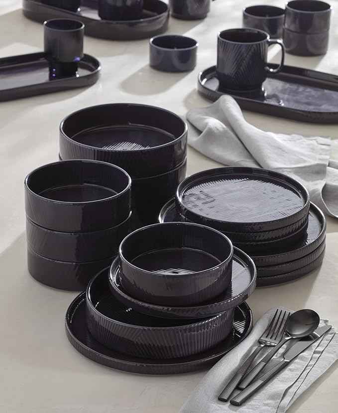 Lenox 898170 Modulus 12-Piece Bowl Set, Nightshade