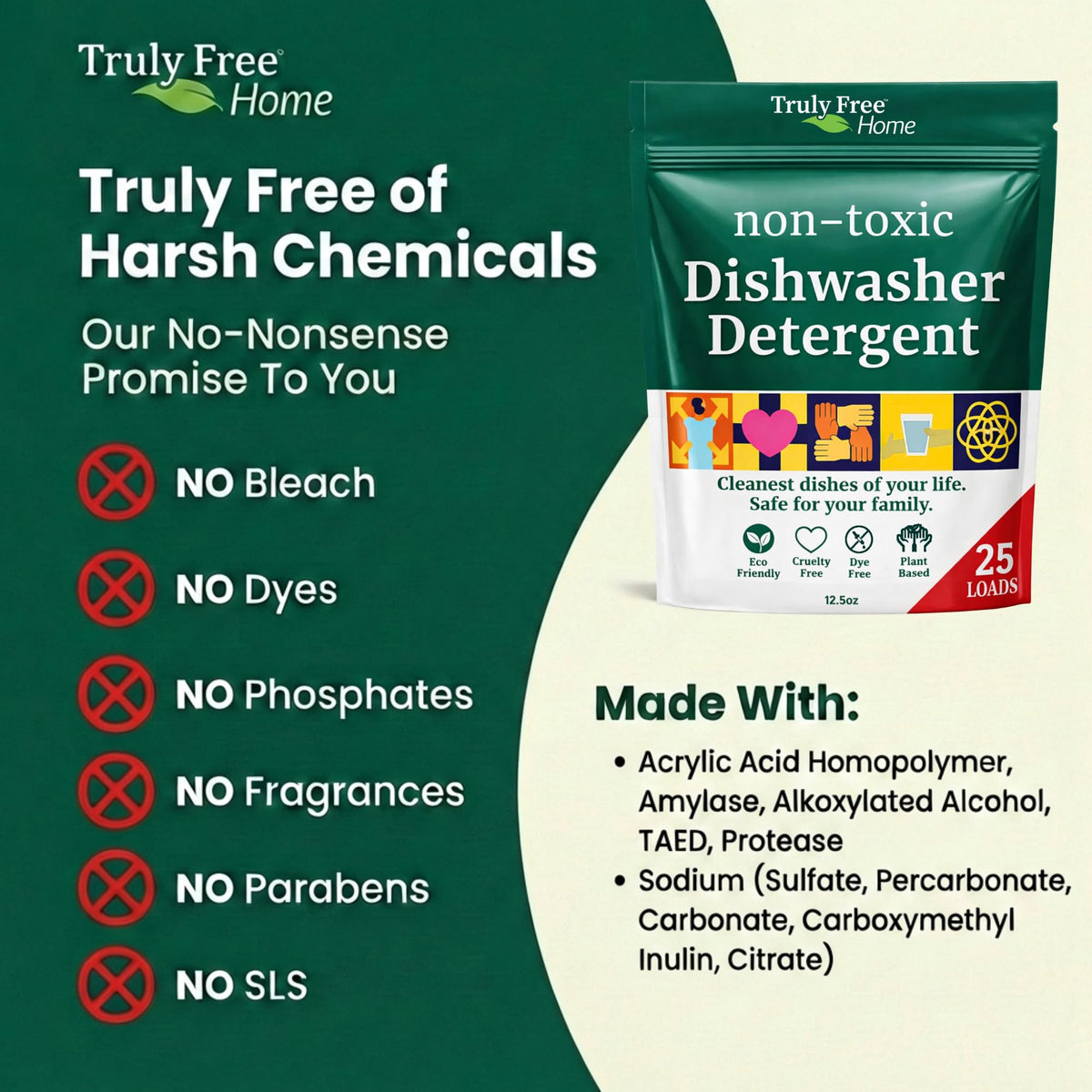 Dishwasher Detergent Powder (37.5 Ounce)