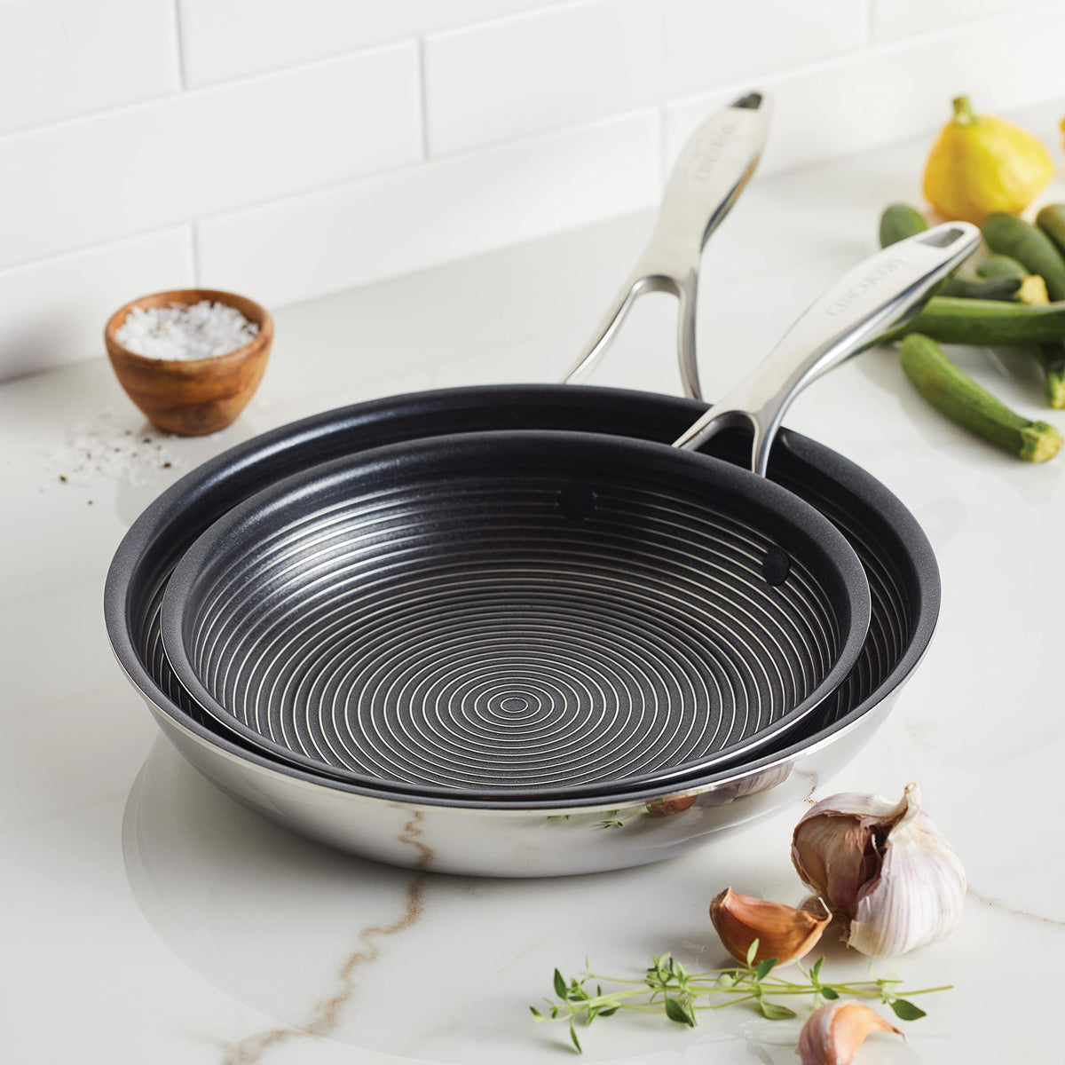 Clad Stainless Steel Frying Pans (Frying Pan Set (8.5" & 10"))