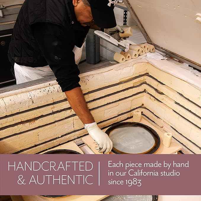 Annieglass Ruffle 20 Inch Giant Round Platter with 24k Gold, Timeless Glass Tableware for all Occasions, Made in the USA