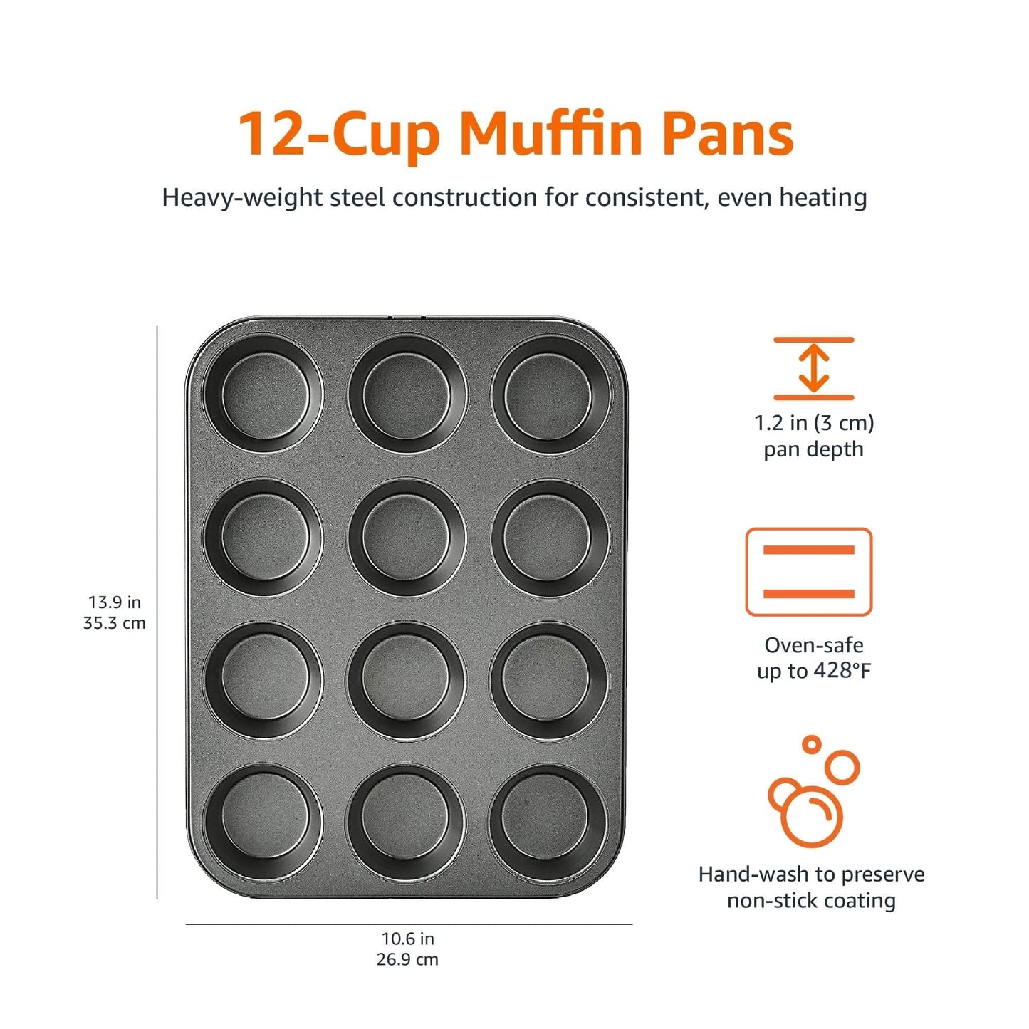 Nonstick Muffin Pan (2 Count)