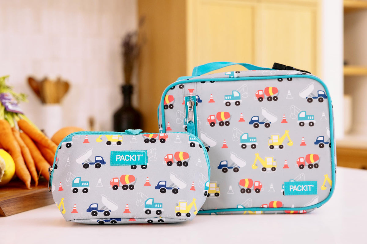 Freezable Classic Lunch Box (Construction Trucks)