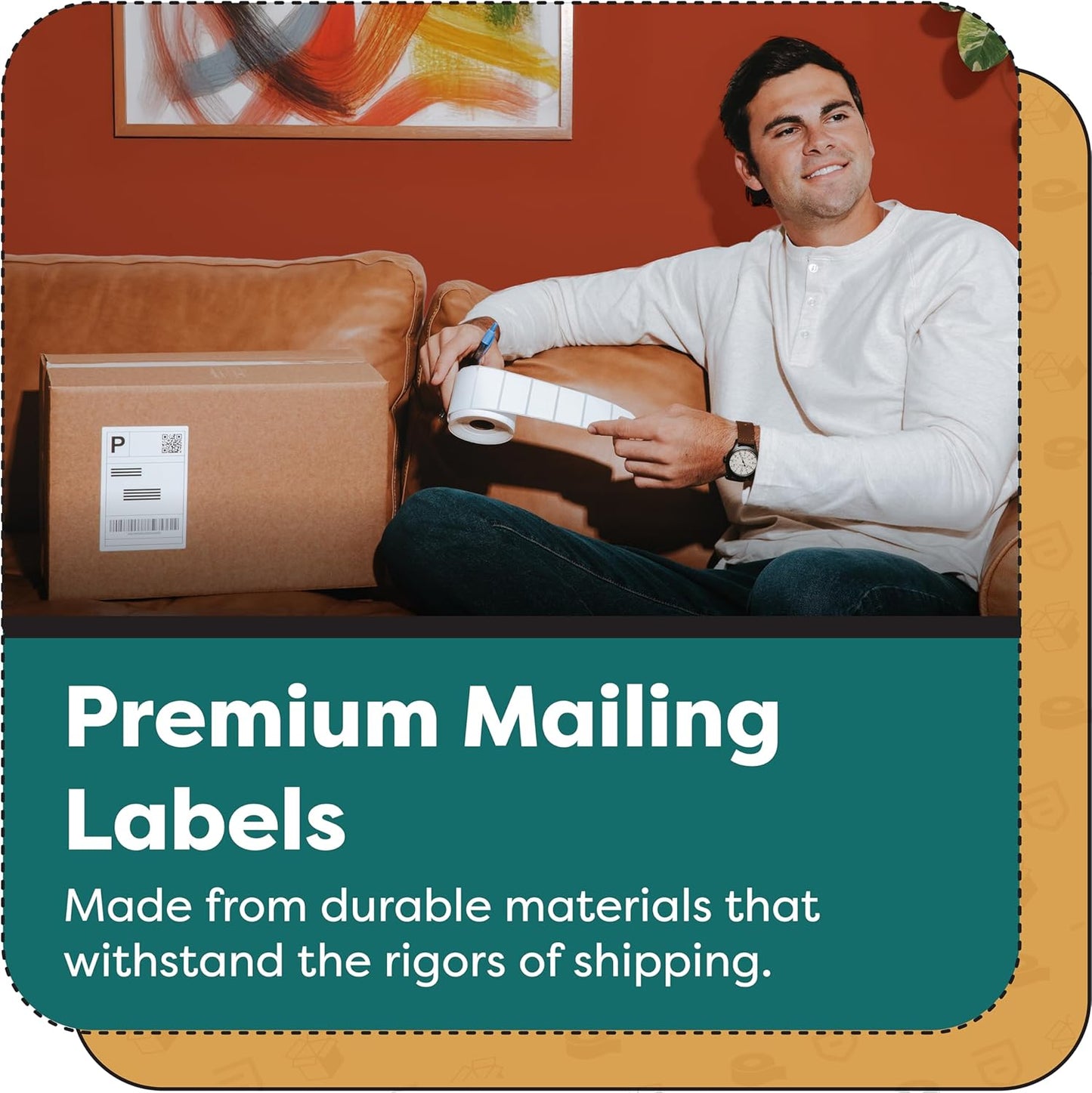 Aegis Adhesives - 1.2” X 0.85” Direct Thermal Multipurpose Labels for Return Address, QR Barcodes, Perforated & Compatible with Zebra Desktop Printers - NOT Rollo Compatible (12 Rolls, 1500/Roll)