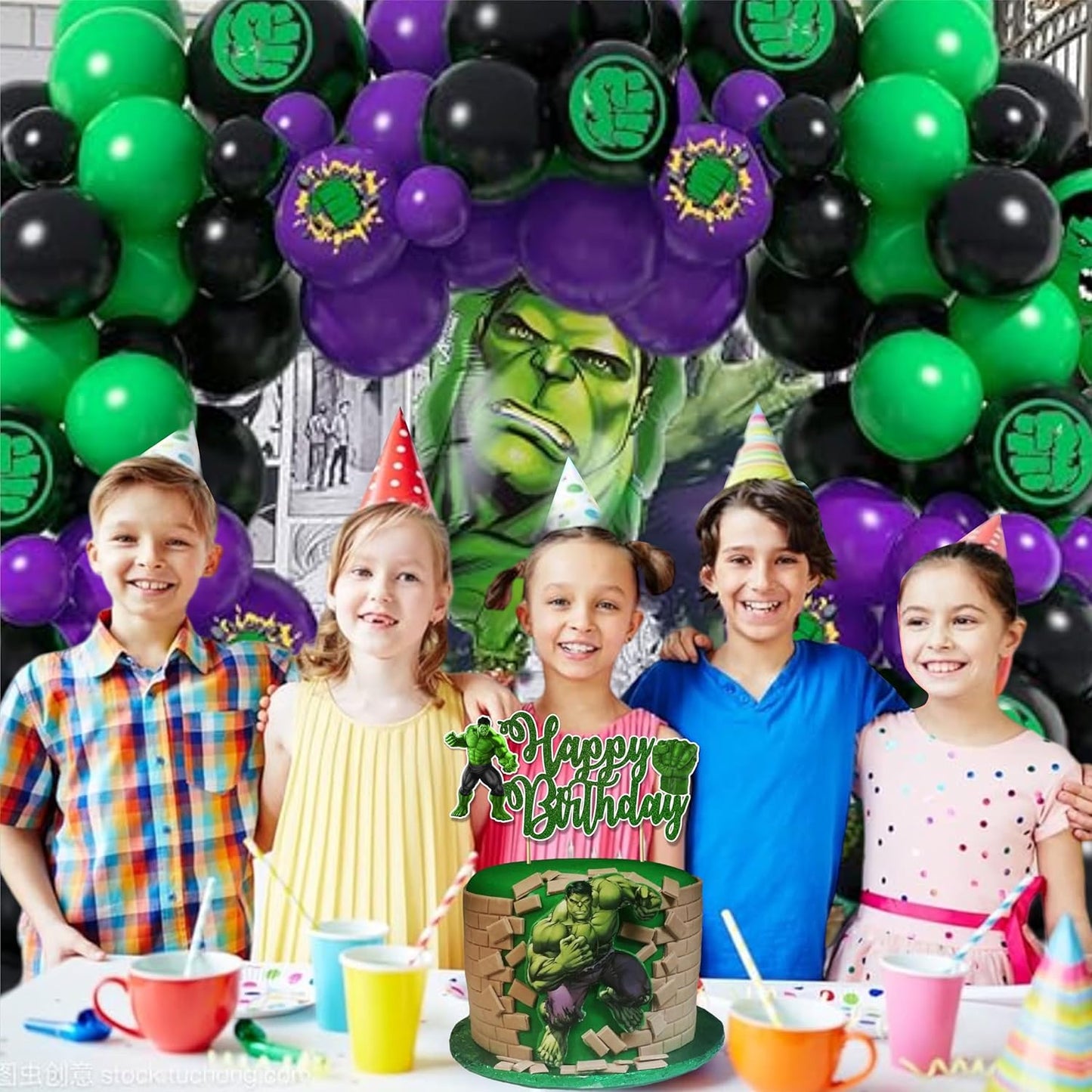 "HLK Happy Birthday Cake Topper – Vibrant, Durable & Reusable | Perfect for Parties – Add a Spark to Your Celebration! Order Today for a Memorable Event!"