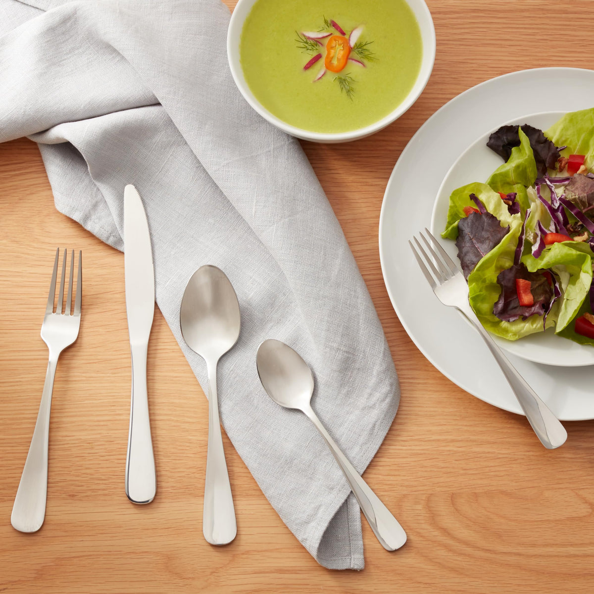 Silverware Set (20-Piece / Round Edge)