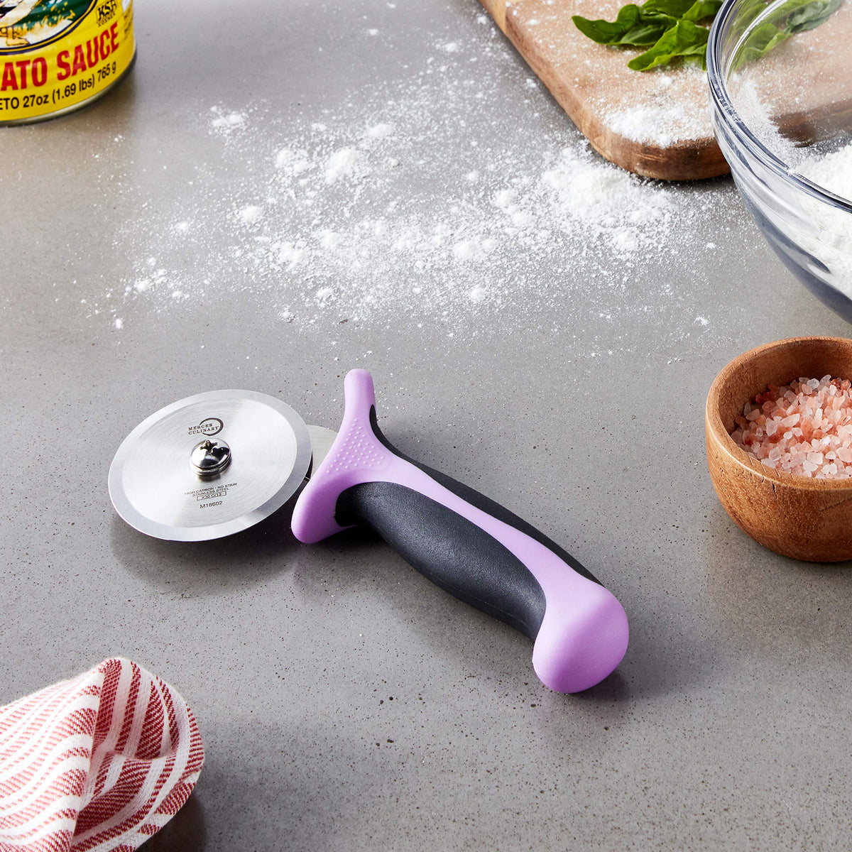 Millennia Pizza Cutter with Purple Handle (2.75 Inch Pizza Cutter with Purple Handle)