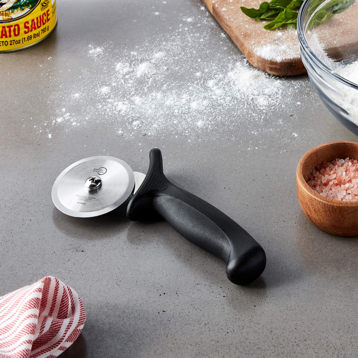 Millennia Pizza Cutter with Black Handle (2.75 Inch Pizza Cutter with Black Handle)