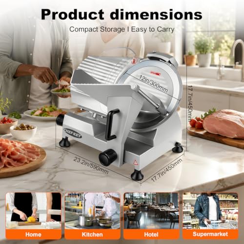 Commercial Meat Slicer (12IN-320W)