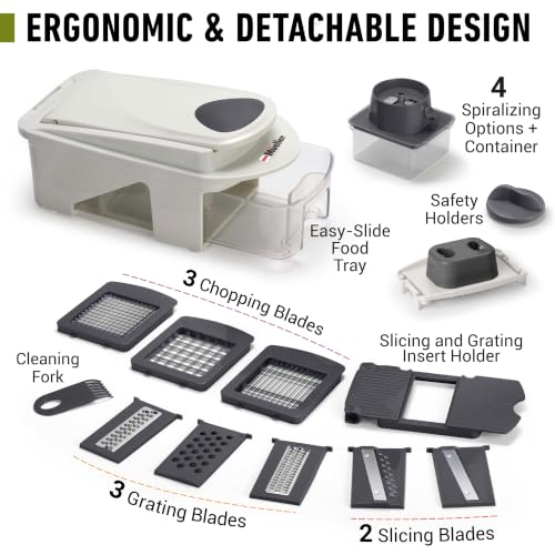 Pro Series 12 Blade Vegetable Chopper (12 Blade - Old Model / White/grey)