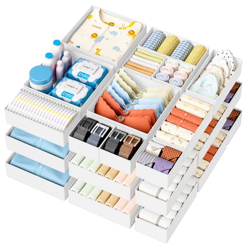 Drawer Organizer Clothes 20 Pack