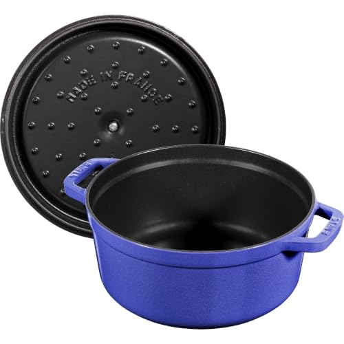 Cast Iron 4 qt Round Dutch Oven (4-qt / Blueberry)