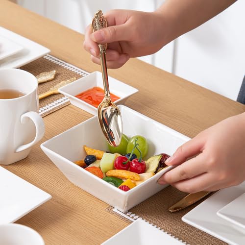 White Porcelain Serving Platters for Party
