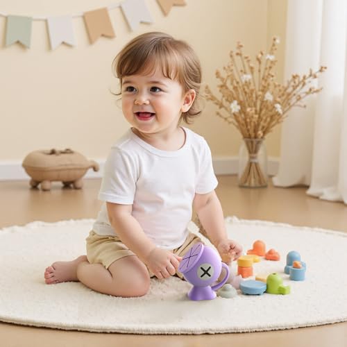 Li&Zhao Toddler Snack Cups for Baby