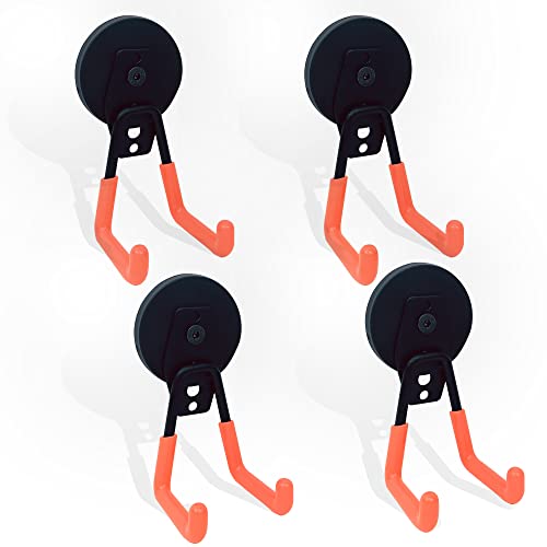 4 Pack Heavy Duty Large Garage Magnet Hooks