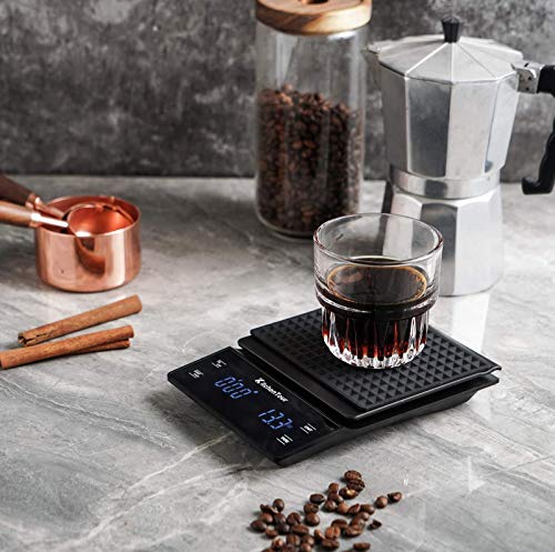 KitchenTour CaféMetric Coffee Scale with Timer 0.1g