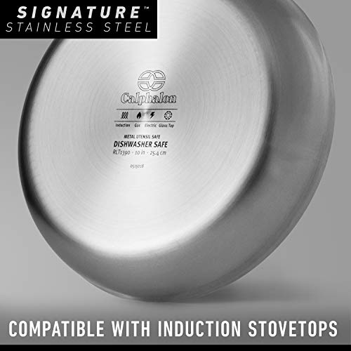 5 Ply Stainless Steel Cookware Set 10 Piece Includes Frying Pans (10-Piece Set)