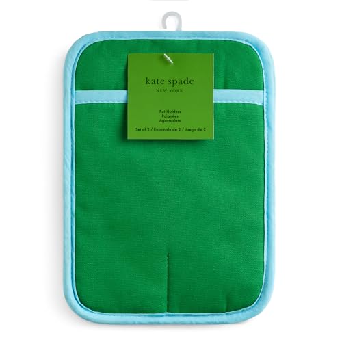 Spade Flower Soft Silicone Pot Holder 2 (Green/Blue)