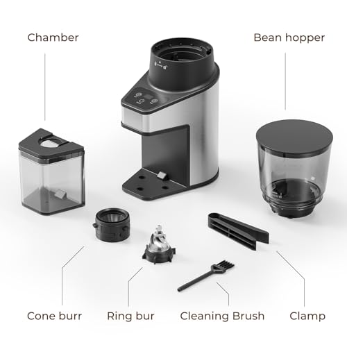 Conical Burr Coffee Grinder (Black)