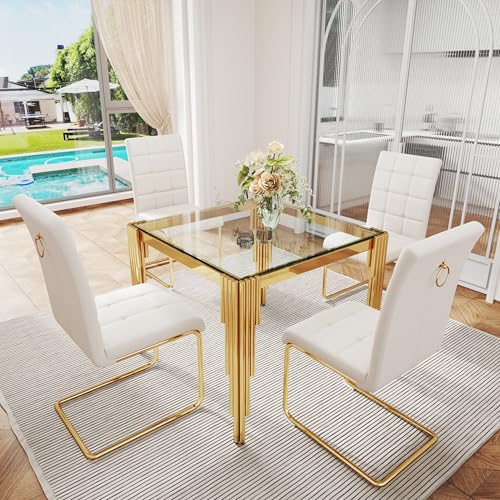 Glass Dining Table Set 312313