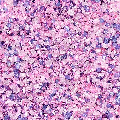 Sanding Sugar Edible Glitter Stars Mix