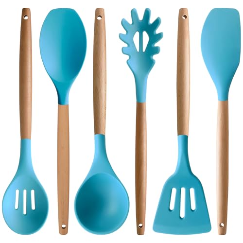 Kitchen Utensils Set 6 (Standard 6-Piece Set / Light Blue)