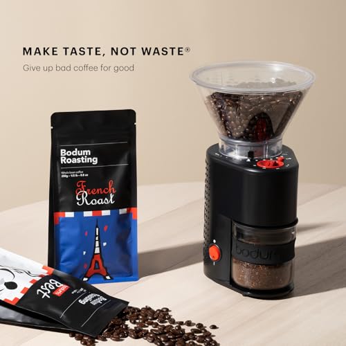 Bistro Electric Conical Burr Coffee Grinder (7.75 oz / Black)