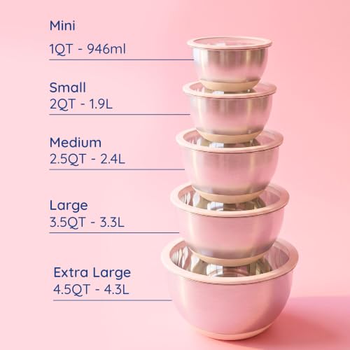 Non Toxic Stainless Steel Mixing Bowls