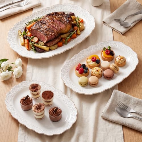 Ceramic Serving Platter Set