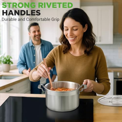 Stainless Steel Food Grade Heavy Duty Large Stock Pots