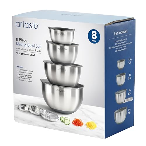 8 Piece Mixing Bowl Set