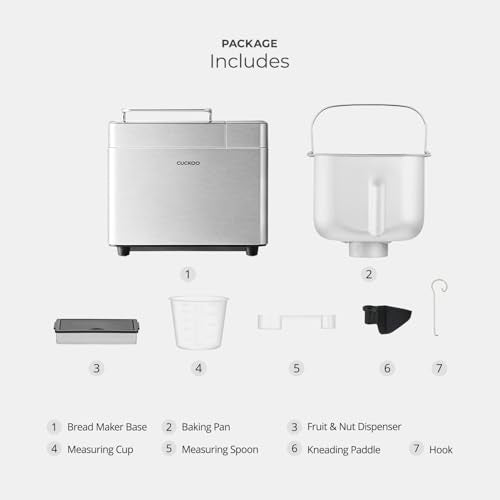 2 lb. Bread Maker Machine with Auto Dispenser