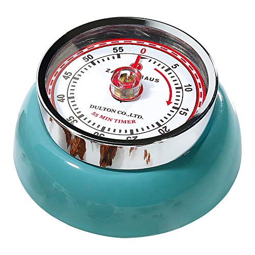 Magnetic Retro 60 Minute Kitchen Timer (Teal / 2.75 inch)