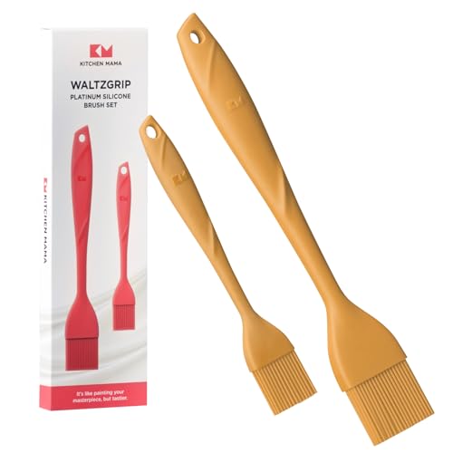 WaltzGrip Platinum Silicone Basting Pastry Brush Set of 2