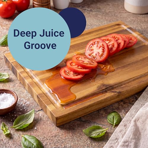 Eldridge Small 14" x 10" Acacia Cutting Board (Natural / 14"L x 10"W)