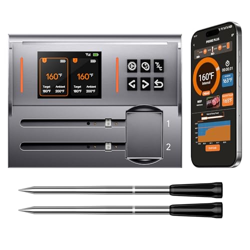 Smart Wireless Meat Thermometer with Thinnest Probe