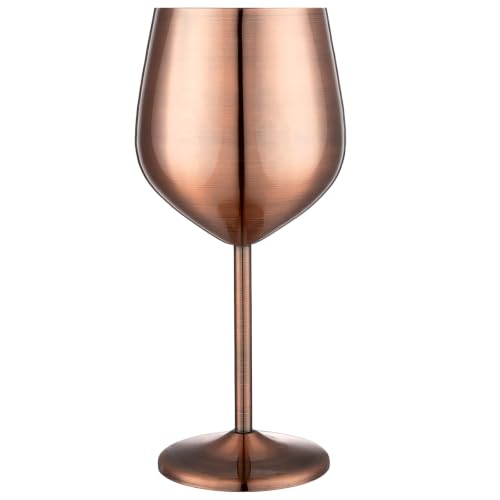 17oz Unbreakable Stainless Steel Wine Glasses