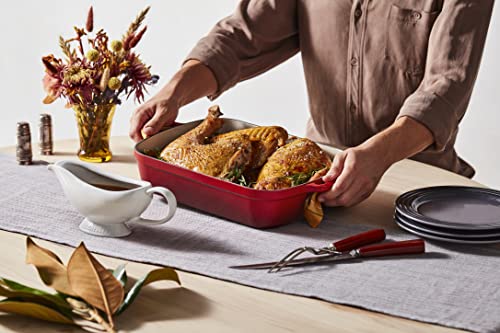 Heritage Stoneware Gravy Boat (16 Ounces / Cerise)
